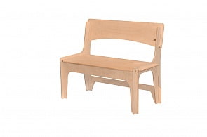 Скамейка для кукол деревянная (Woodlines, СКА-001)