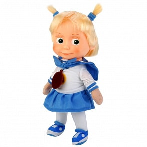 Мягкая игрушка Маша-Морячка из серии Маша и Медведь, 29 см., музыкальный чип (Мульти-Пульти, V92482/30A)