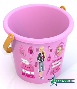 Ведро Barbie, среднее (Нордпласт, Н-431834)