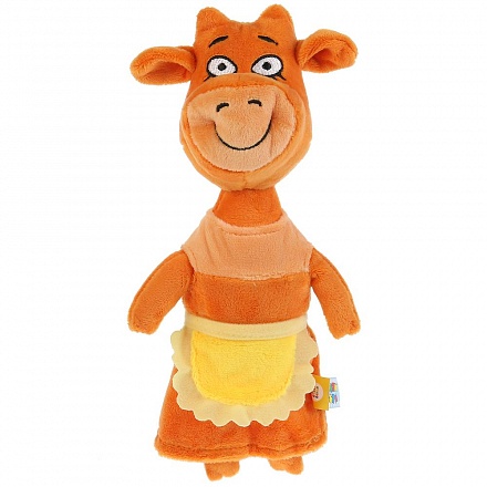Музыкальная мягкая игрушка Оранжевая корова - Мама, 27 см 