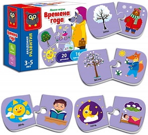 Настольная мини-игра - Времена года (Vladi Toys, VT5111-01)