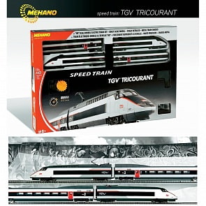 Железная дорога с электропоездом TGV Tricourant (МЕHANO, T110) Железная дорога с электропоездом TGV Tricourant (МЕHANO, T110)