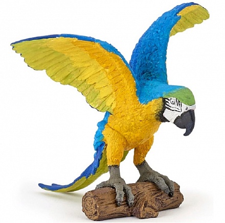 Фигурка птицы - Голубой попугай Ара 