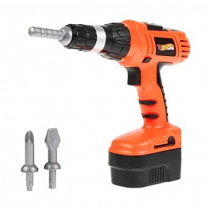 Набор строительных инструментов Hot Wheels - Шуруповерт на батарейках, звук (Играем вместе, 1511K423-R)