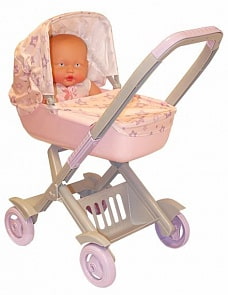 Коляска для пупсов, большая (Огонек, ОГ1498)