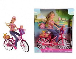 Кукла Штеффи на велосипеде (Simba, 5739050)