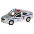 Машина металлическая инерционная Skoda Rapid – Полиция, 12 см, открываются двери и багажник  - миниатюра №1