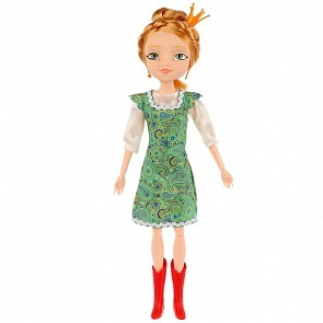 Интерактивная кукла Царевны - Василиса. Царевна-лягушка, 29 см, 15 фраз и песен из м/ф (Карапуз, 5PR-VASILISA29-SN)