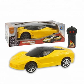 Машина на радиоуправлении Спортавто, 1:26, 17 см, желтая (1toy, Т13820)
