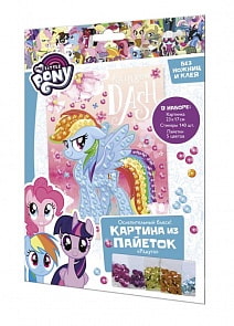 Аппликация из пайеток My little pony™ - Радуга (Origami, 03189-OR)