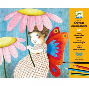 Раскраска-аппликация - Художественная мастерская (Djeco, 08611k)