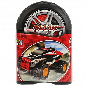 Конструктор из серии ралли: багги, 42 детали, в банке (Город мастеров, 5701-BL)