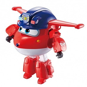 Трансформер Super Wings – Джетт, команда Полиции (Auldey Toys, EU730231)