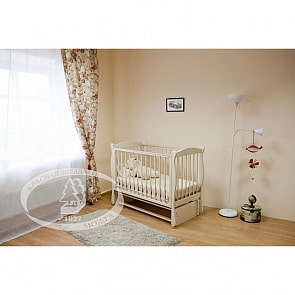 Кровать детская Красная Звезда Уралочка С 744, слоновая кость (Красная Звезда, КЗ-С 744_слоновая кость)