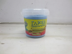 Кинетическая глина, голубая, банка 200 грамм (1Toy, Т11360а)