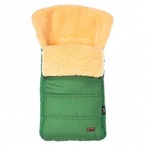 Конверт зимний меховой Nuovita Alpino Pesco, smeraldo/изумрудный (Nuovita, ALPP_2309)
