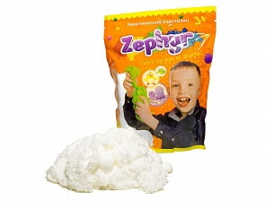 Кинетический пластилин, белый (Zephyr, 00-00000814)