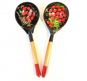 Ложка деревянная столовая – Чернушка, 19 см (6501) (ассортимент)