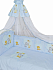 Комплект постельного белья Сафари, голубой  - миниатюра №1