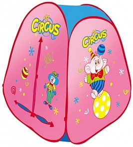 Детская игровая палатка – Цирк, в сумке (Yongjia, B668727sim)