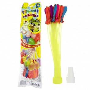 Водяные бомбочки, 37 штук (1Toy, Т17340)