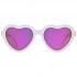 Солнцезащитные очки - Babiators Blue Series Polarized Hearts, Влюбляшка/The Sweetheart белые/розовые зеркальные линзы, Classic  - миниатюра №1