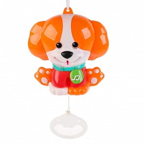 Игрушка музыкальная – Собачка, с механическим заводом (Умка, B499135-R)
