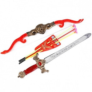 Набор оружия - Три богатыря, лук со стрелами и меч (Играем Вместе, B1180628-Rsim)