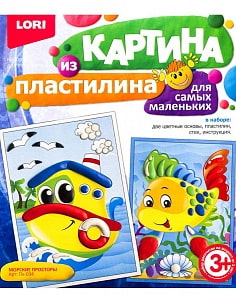 Картина из пластилина – Морские просторы (Lori, Пк-034)