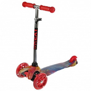 Самокат 3-х колесный, управляется наклоном, колёса Pu 120 и 76, свет, регулируемый руль (Next, JP-MG-02B-WTP3)