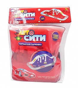 Парковка - АвтоСити, в наборе с треком и машинкой (ABtoys, PT-00760)