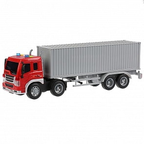 Машина - Контейнеровоз, 37 см, свет и звук (Технопарк, WY575A)