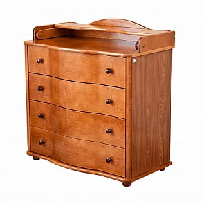 Комод с настилом Красная Звезда С 566, красно-коричневый (Красная Звезда, КЗ-C 566_красно-коричневый)