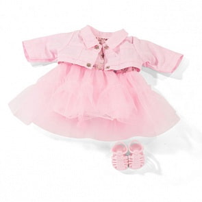 Набор одежды сандали платье и жакет 30-33 см (Gotz, 3403253)