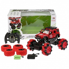 Джип радиоуправляемый 6688-115A на аккумуляторе, открываются двери, разные цвета (J956-H08024) (ассортимент)