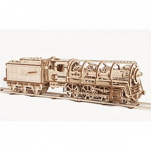 Локомотив с тендером (Ugears, 70012_UG)