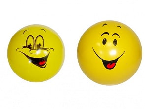 Мяч - Смайлики, диаметр 75 мм (с-104П)