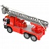 Машина Пожарная Kaamaz 30 см свет-звук двери открываются инерционная пластиковая  - миниатюра №7