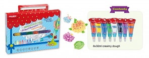 Масса мягкая 3D для моделирования и декорирования, 8 тюбиков (Paulinda, 160003)