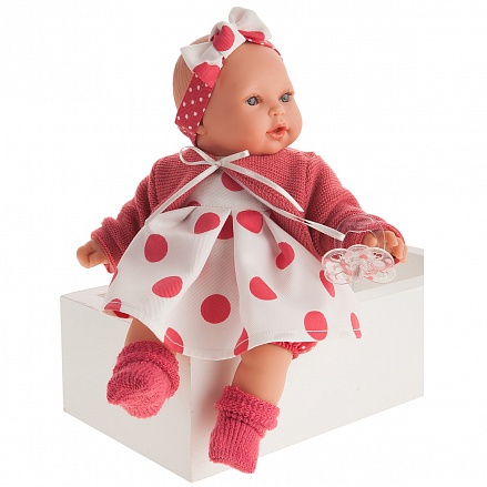 Кукла Памела в красном, озвученная, 27 см 