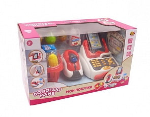Касса в наборе с аксессуарами, звуковые и световые эффекты (ABtoys, PT-01030)