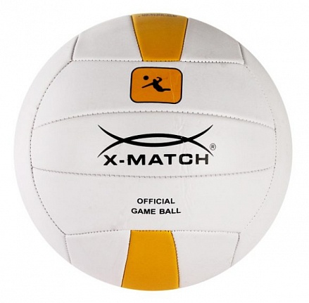 Мяч волейбольный 2 слоя, ПВХ, машинная сшивка, резиновая камера 