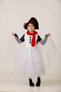 Костюм Карнавальная ночь - Снеговушка, размер 128 (Батик, 1906-128-64)