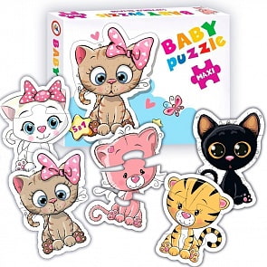 Пазл из серии Baby Puzzle – Котята, 5 в 1 (Дрофа-медиа, 3842)