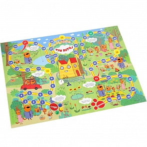 Настольная игра-ходилка – Три кота (Умка, 4690590162323)