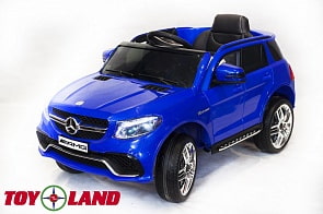 Электромобиль Джип Mercedes Benz GLE 63 S, синий, свет и звук (ToyLand, TR1701_синий)