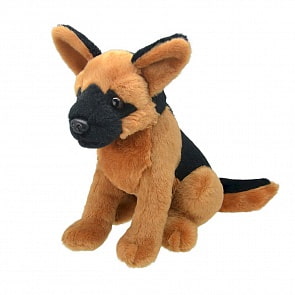 Мягкая игрушка - Немецкая овчарка, 20 см (All About Nature, K8226-PT)