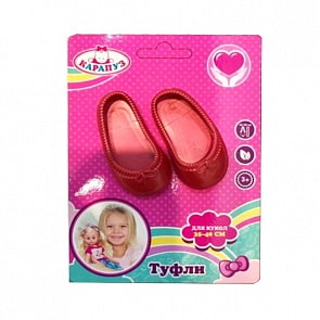 Туфли для куклы, размер 35-40 см., несколько цветов (Карапуз, YL-SHOES-D35-40-RUsim)