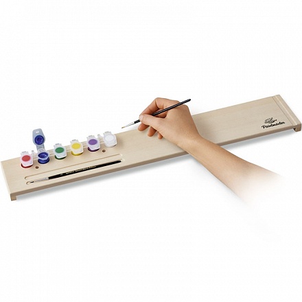 Подставка для рисования с выемкой для красок и кисточек 