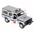Машина металлическая Land Rover Defender Полиция 12 см, свет и звук, инерционная  - миниатюра №2